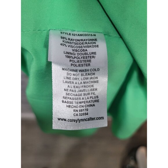 Corey Lynn Calter Anthropologie Side Cut Out Abstract Midi Dress Size Large - Picture 8 of 8